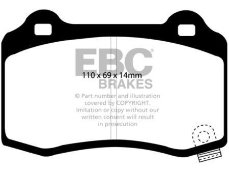 EBC 04-05 Cadillac CTS-V 5.7 Bluestuff Rear Brake Pads Online now