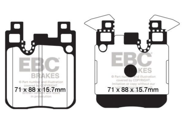 EBC 13-18 BMW 335i (F30) Bluestuff Rear Brake Pads For Sale