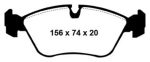 EBC 93-97 Volvo 850 2.3 Turbo Yellowstuff Front Brake Pads Supply