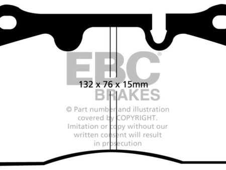 EBC 04-12 Aston Martin DB9 5.9 Bluestuff Front Brake Pads Cheap