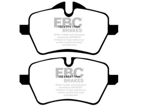 EBC 2007-2014 Mini Cooper S Hardtop (R56) 1.6L Turbo Bluestuff Front Brake Pads Online now