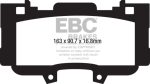 EBC 2015+ Ford Mustang 5.0L Bluestuff Front Brake Pads on Sale