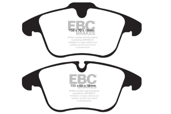 EBC 13-15 Jaguar XF Bluestuff Front Brake Pads Online Sale