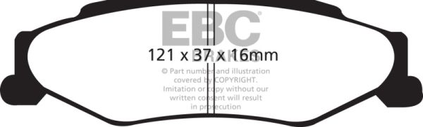 EBC 03-04 Cadillac XLR 4.6 Bluestuff Rear Brake Pads For Discount