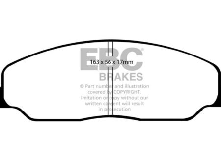 EBC 05-10 Ford Mustang 4.0 Bluestuff Front Brake Pads Discount