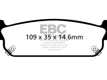 EBC 03-05 Infiniti M45 4.5 Bluestuff Rear Brake Pads Online