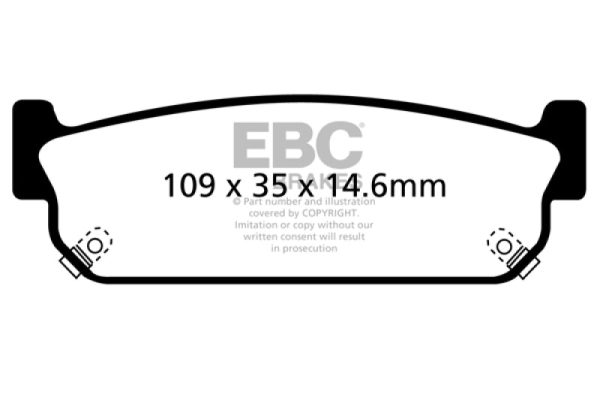 EBC 03-05 Infiniti M45 4.5 Bluestuff Rear Brake Pads Online