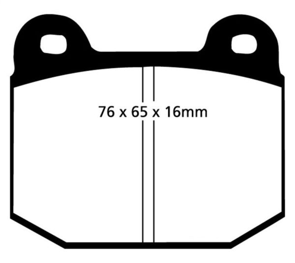 EBC 77-83 BMW 320 2.0 (E21) Yellowstuff Front Brake Pads Sale