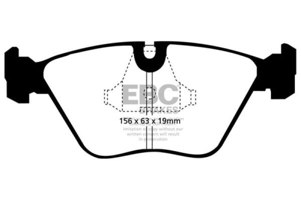 EBC 92-95 BMW M3 3.0 (E36) Yellowstuff Front Brake Pads Fashion