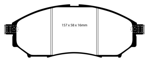 EBC 05-08 Infiniti G35 3.5 2WD Bluestuff Front Brake Pads For Sale