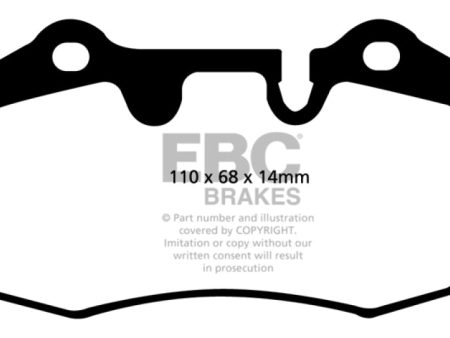 EBC 04-12 Aston Martin DB9 5.9 Bluestuff Rear Brake Pads Cheap