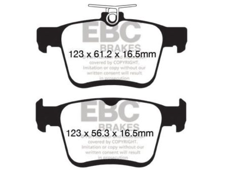 EBC 2015+ Volkswagen GTI Golf R (Mk7) Bluestuff Rear Brake Pads Discount