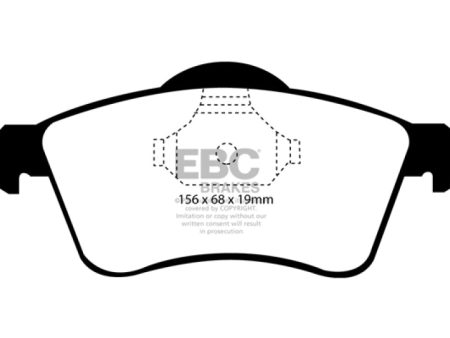 EBC 97-98 Volkswagen Eurovan 2.5 Greenstuff Front Brake Pads on Sale