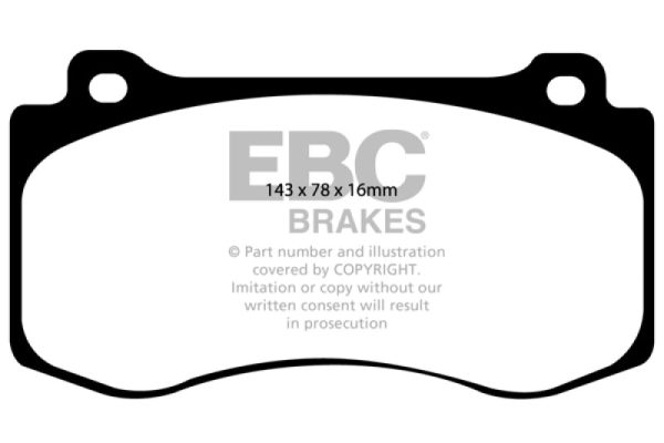 EBC 05-10 Chrysler 300C 6.1 SRT8 Bluestuff Front Brake Pads Sale