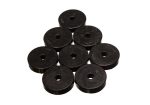 Energy Suspension Polyurethane Pad Set - 2 9 32in OD x 7 16in Hole ID x 1 2in Height - Round Black Sale