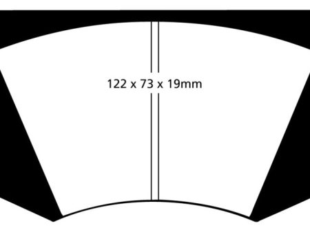 EBC 64-66 Ac Cobra 7.0 Yellowstuff Front Brake Pads Fashion