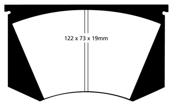 EBC 64-66 Ac Cobra 7.0 Yellowstuff Front Brake Pads Fashion