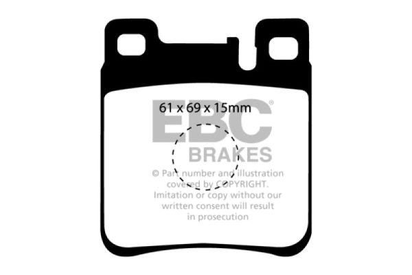 EBC 05-06 Chrysler Crossfire 3.2 SRT6 Bluestuff Rear Brake Pads For Cheap