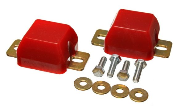 Energy Suspension Rear Axle Bump Stop Set - Red Fashion