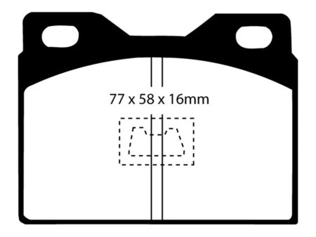 EBC 76-85 Porsche 924 2.0 Yellowstuff Front Brake Pads Online Hot Sale