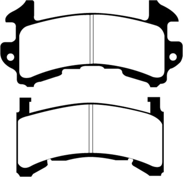 EBC 89-97 Chevrolet Blazer 4.3 S-10 (2 Wheel ABS) 2WD Greenstuff Front Brake Pads Discount