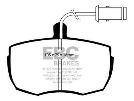 EBC 87-89 Land Rover Range Rover 3.5 Greenstuff Front Brake Pads For Cheap