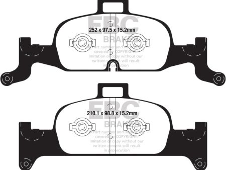 EBC 2018+ Audi A4 Allroad Quattro 2.0L Turbo Yellowstuff Front Brake Pads Cheap