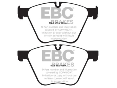 EBC 11+ BMW (Alpina) B7 4.4 Turbo Bluestuff Front Brake Pads For Discount