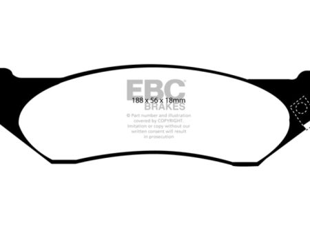 EBC 04-06 Dodge Durango 3.7 Greenstuff Front Brake Pads on Sale