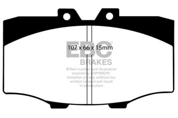 EBC 84-88 Toyota 4 Runner 2.4 Yellowstuff Front Brake Pads Online