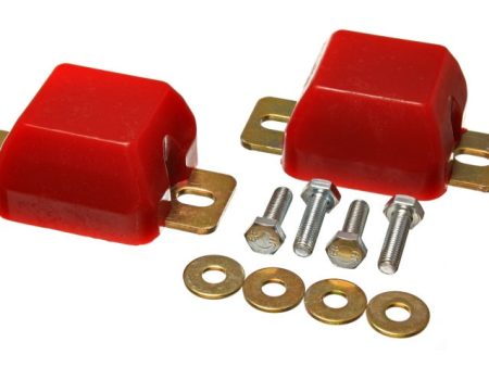 Energy Suspension Rear Axle Bump Stop Set - Red Fashion