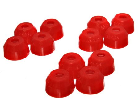 Energy Suspension Tie-Rod End Boot - Round (12) - Red Hot on Sale