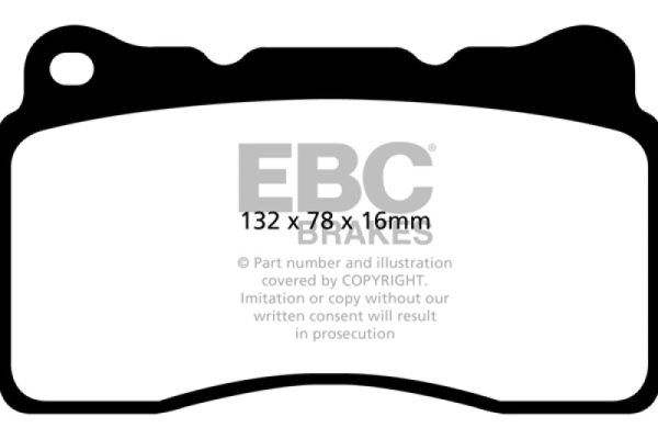 EBC 2016+ Chevrolet Corvette (C7) 6.2L Stingray Bluestuff Front Brake Pads For Sale