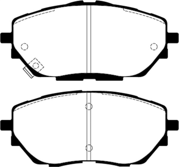 EBC 2017+ Toyota C-HR 2.0L Yellowstuff Front Brake Pads Online Hot Sale