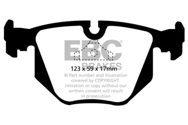 EBC 94-99 BMW M5 3.8 (E34) Yellowstuff Rear Brake Pads For Cheap