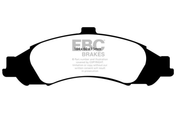 EBC 03-04 Pontiac GTO 5.7 (Solid Rear Rotors) Bluestuff Front Brake Pads For Cheap