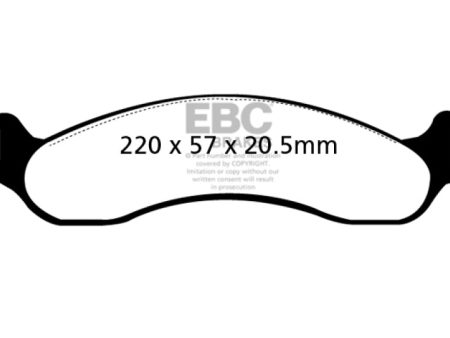 EBC 98-03 Dodge B250 B2500 Cargo 2500 Van 3 4 Ton Greenstuff Front Brake Pads Discount