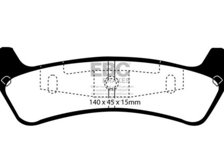 EBC 95-01 Ford Explorer 4.0 2WD Greenstuff Rear Brake Pads Supply