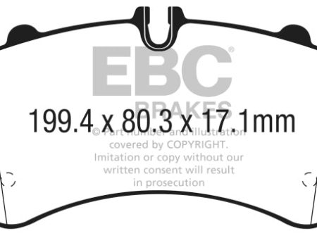 EBC 2016+ Porsche 911 (991 2 w Cast Iron Rotors) 3.0TT Carrera Bluestuff Front Brake Pads Cheap