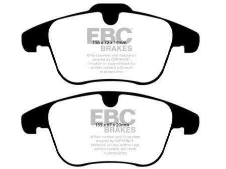 EBC 2007-2012 Land Rover LR2 3.2L Bluestuff Front Brake Pads Supply