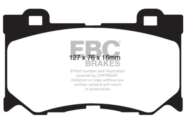 EBC 08-15 Infiniti G37 3.7 Bluestuff Front Brake Pads Hot on Sale