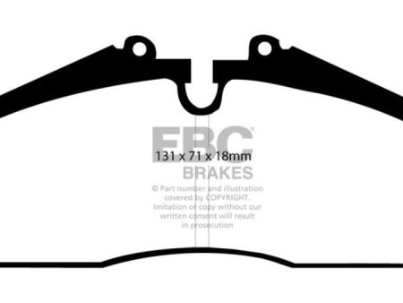 EBC 96-98 Porsche 911 (993) 3.6 Carrera 4S Bluestuff Rear Brake Pads Discount