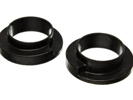 Energy Suspension Coil Spring Isolator Set - Black For Discount