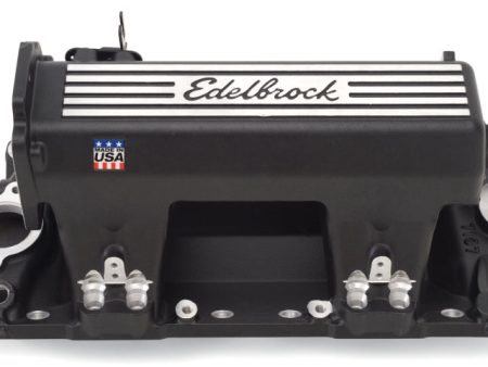 Edelbrock Manifold EFI Pro-Flo XT SB Chevy STD Heads w  Black Finish Hot on Sale