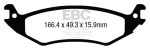 EBC 04-07 Ford Econoline E150 4.6 Yellowstuff Rear Brake Pads Hot on Sale