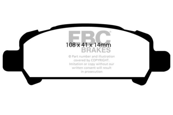 EBC 01-02 Subaru Impreza 2.0 Turbo WRX Bluestuff Rear Brake Pads on Sale