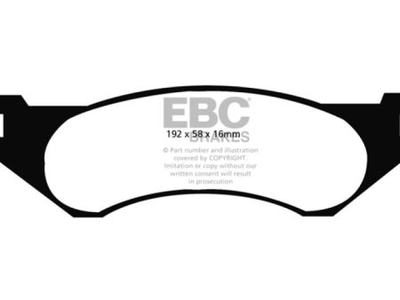 EBC 98-02 Dodge Ram Van B1500 Greenstuff Front Brake Pads For Discount