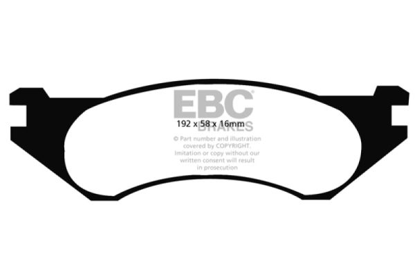 EBC 98-02 Dodge Ram Van B1500 Greenstuff Front Brake Pads For Discount