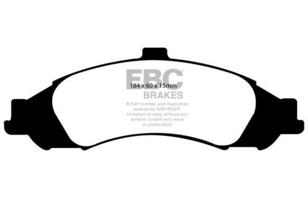 EBC 03-04 Pontiac GTO 5.7 (Solid Rear Rotors) Bluestuff Front Brake Pads For Cheap