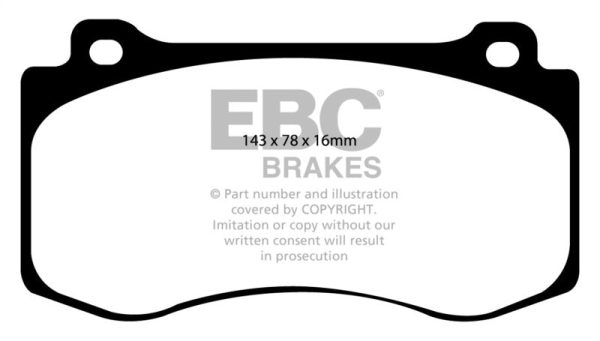 EBC 05-10 Chrysler 300C 6.1 SRT8 Bluestuff Front Brake Pads Sale